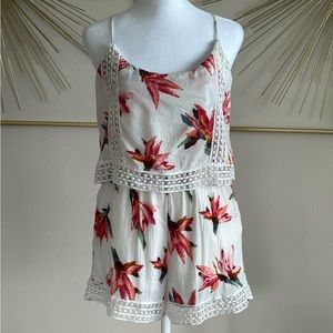 Abercrombie & Fitch Floral Romper Size Small